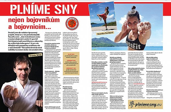 Rozhovor pro Bojová umění