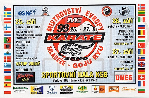 Mistrovství Evropy mládeže v Goju Ryu